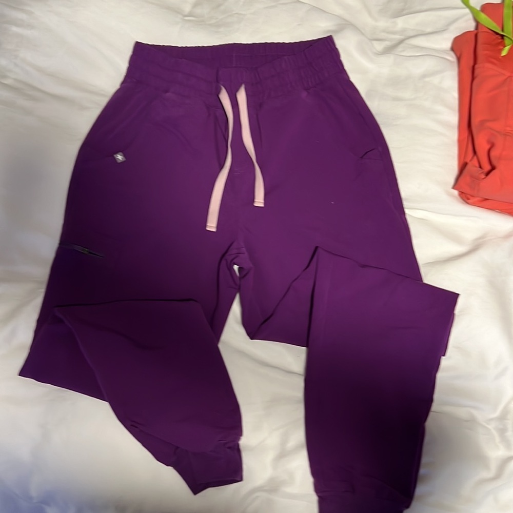 High waisted figs jogger pants